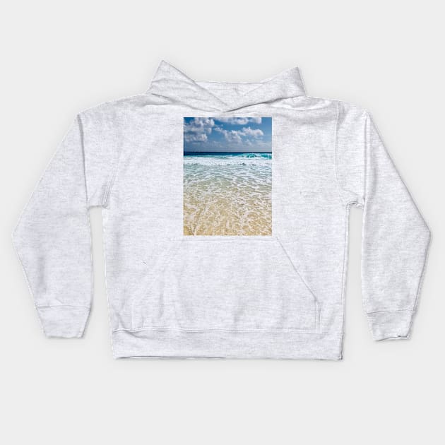 Ocean Waves Kids Hoodie by NewburyBoutique